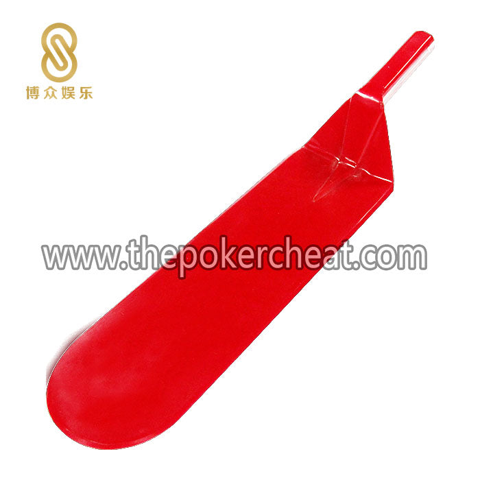 传统经典大红色扑克纸牌送牌板 优质亚克力塑料筹码扑克牌送牌铲 娱乐台桌台面配件
