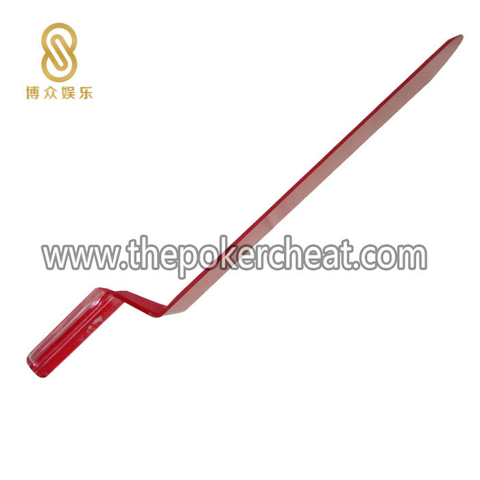 传统经典大红色扑克纸牌送牌板 优质亚克力塑料筹码扑克牌送牌铲 娱乐台桌台面配件