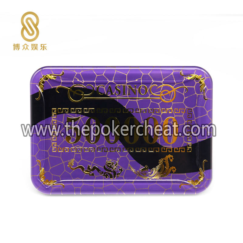 高温网状龙凤烫金亚克力筹码 水晶塑料扑克防伪筹码币 百家乐筹码