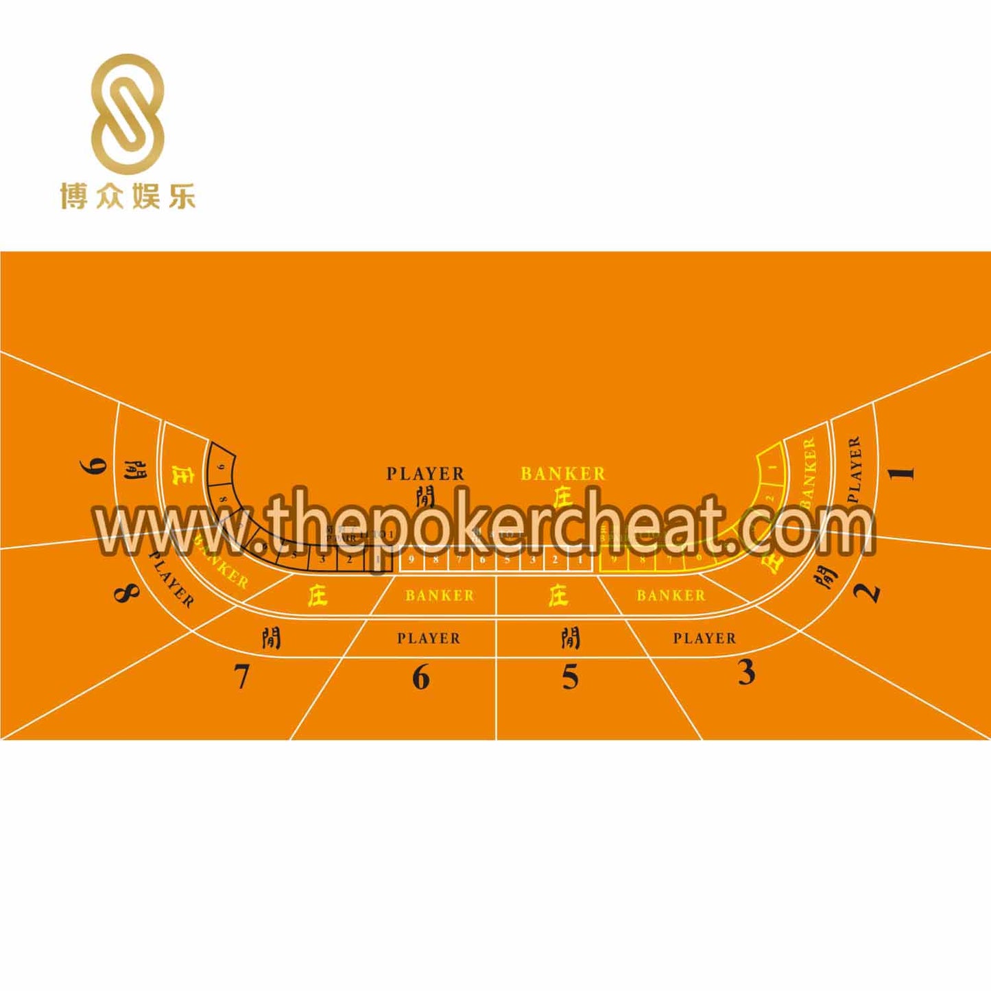 9位百乐德州红色印刷图案 扑克纸牌桌布认证厂家 专业防水台布