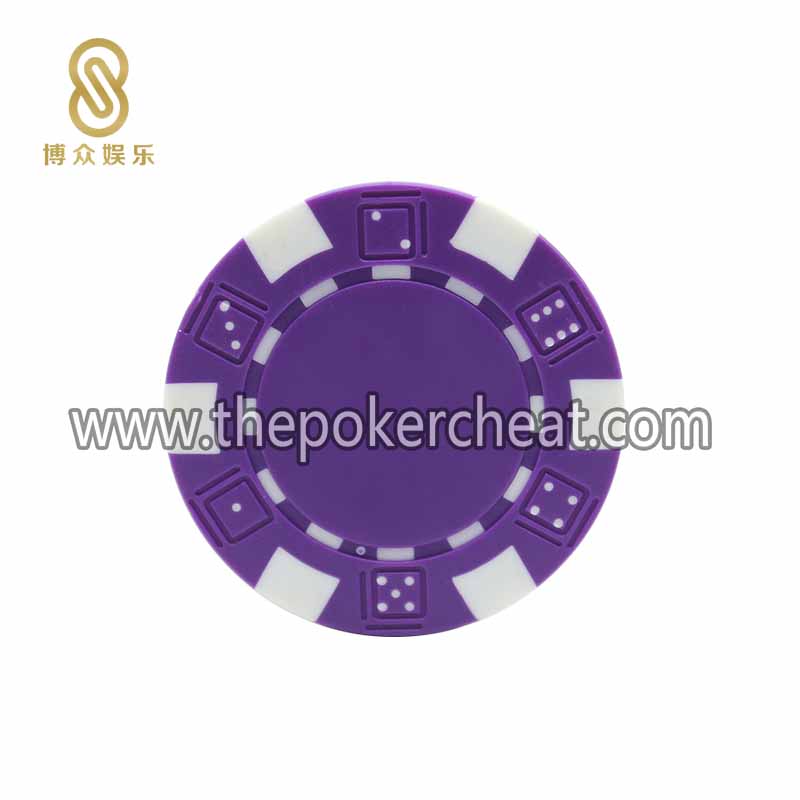 扑克俱乐部专用美国ABS 铁芯骰子筹码片 无金额面值 麻将扑克筹码币