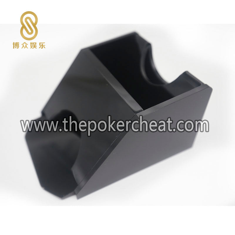 全黑色塑料德州扑克1付发牌器 牛牛台桌游戏定制设计亚克力发牌靴 工厂现货支持批发