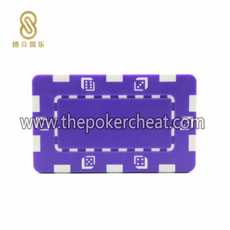 扑克俱乐部专用美国ABS 铁芯骰子筹码片 无金额面值 麻将扑克筹码币