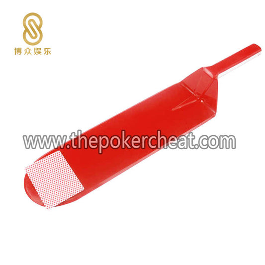传统经典大红色扑克纸牌送牌板 优质亚克力塑料筹码扑克牌送牌铲 娱乐台桌台面配件