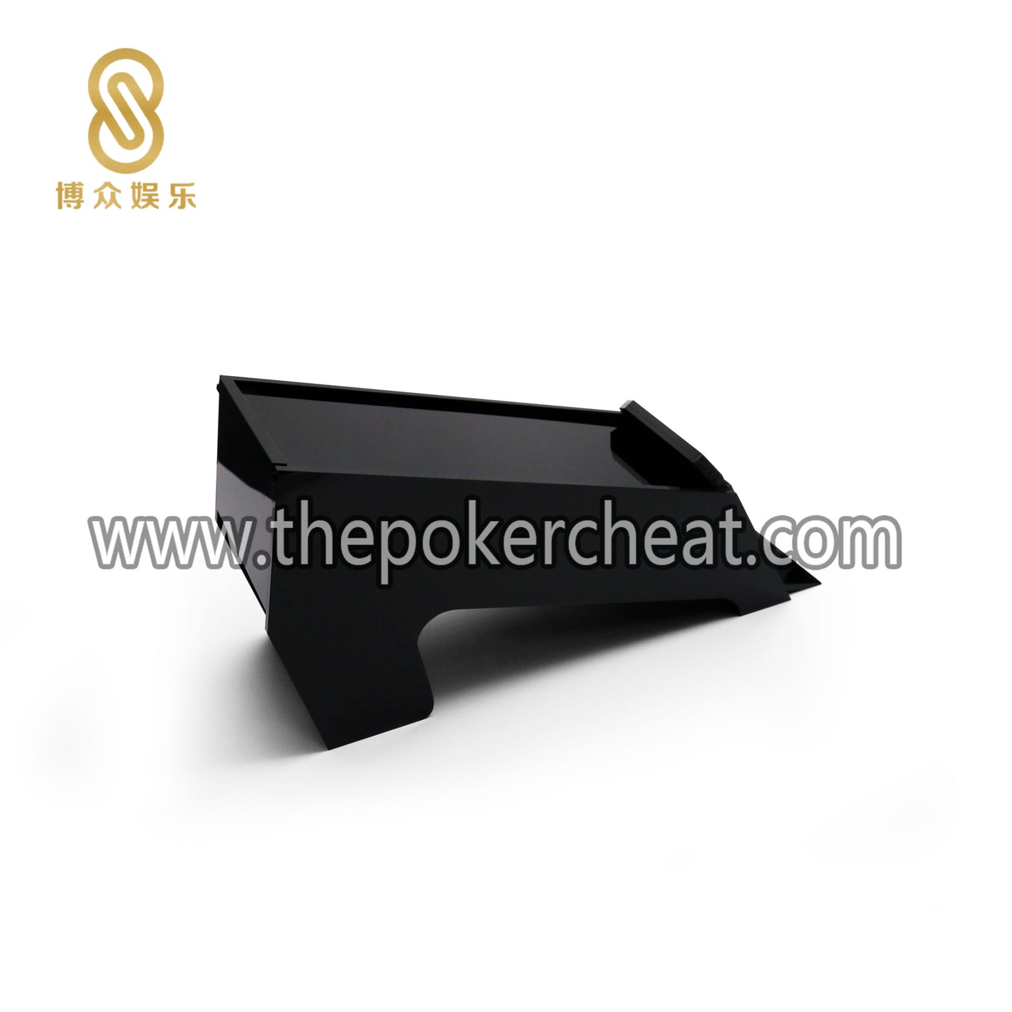 全黑色加厚亚克力8副纸牌发牌器 厂家定制扑克比赛标准塑料发牌靴支持定做