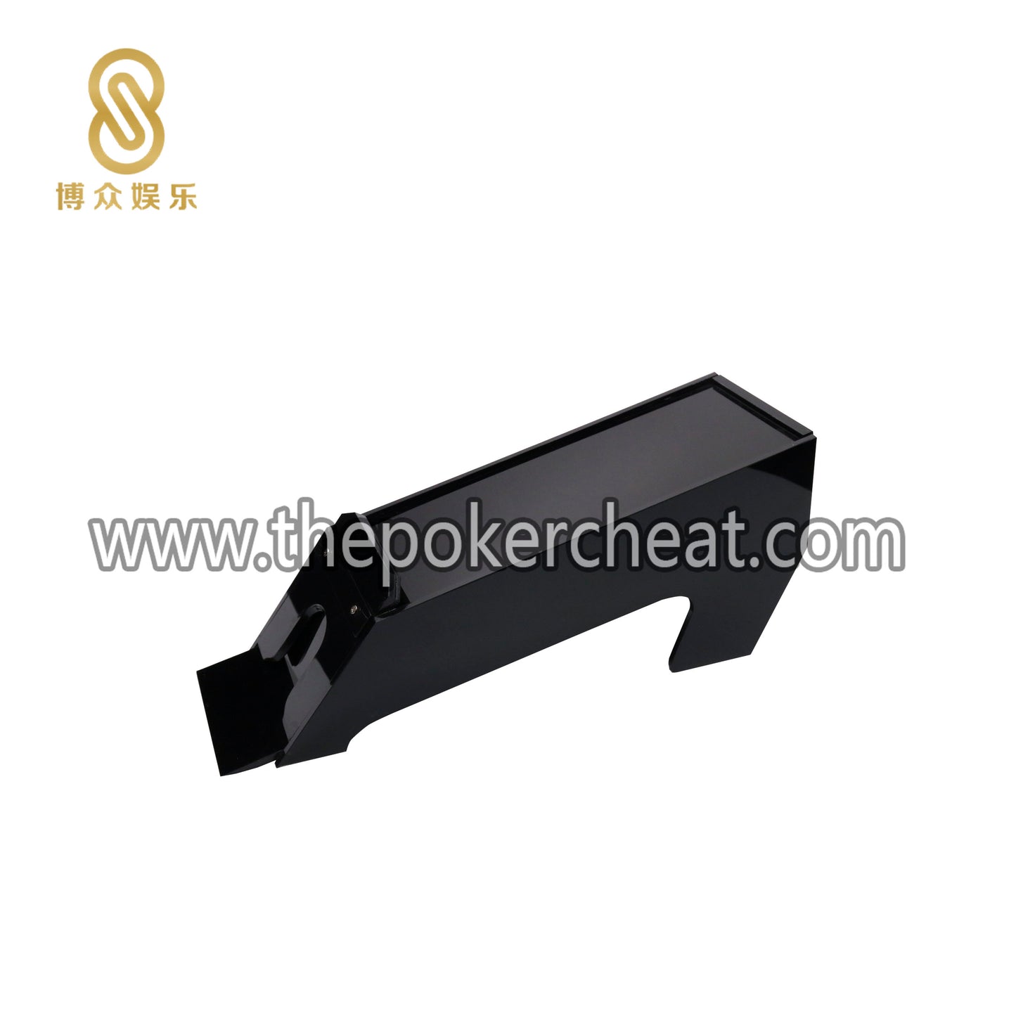 全黑色加厚亚克力8副纸牌发牌器 厂家定制扑克比赛标准塑料发牌靴支持定做