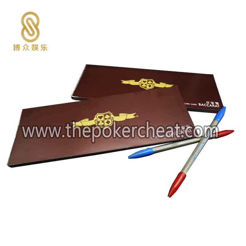 国际标准娱乐路单游戏牌规记录纸 原厂设计系统软件结果记录单据