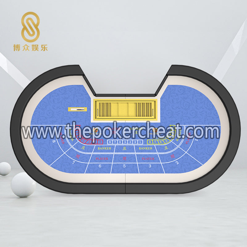 厂家定制娱乐8位折叠扑克台桌  工字H脚家用娱乐休闲简易款现货可定制