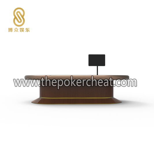 厂家定制新款百乐扑克游戏筹码桌  踏脚造型升级改良  8人百家乐桌 棋牌桌
